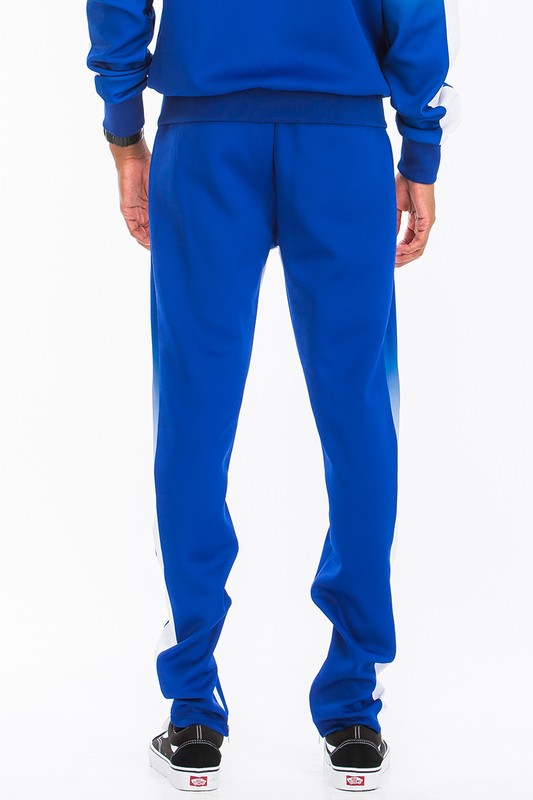 Blue & White Full Zip Ombre Track Suit