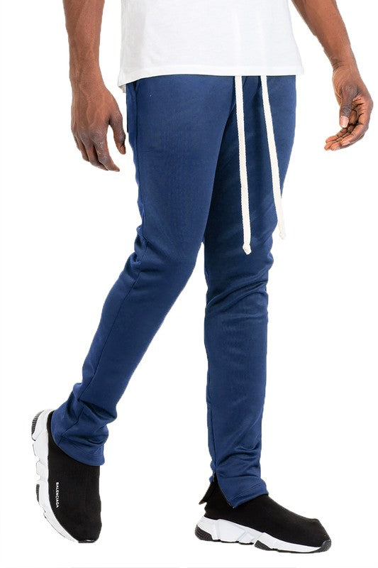 WEIV SOLID COLOR TRACK PANTS