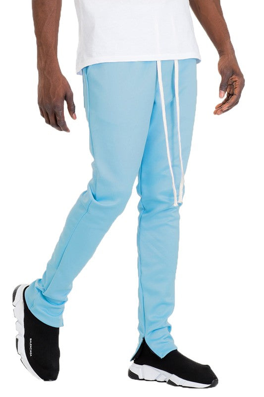 WEIV SOLID COLOR TRACK PANTS