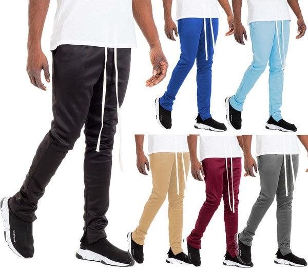 WEIV SOLID COLOR TRACK PANTS