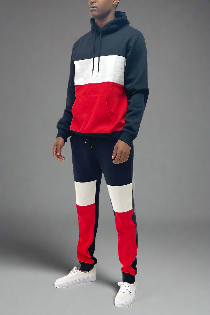 Color Block Sweat Set