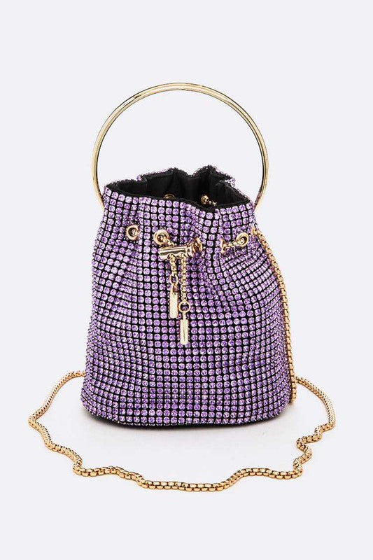 Rhinestone Iconic Bucket Bag