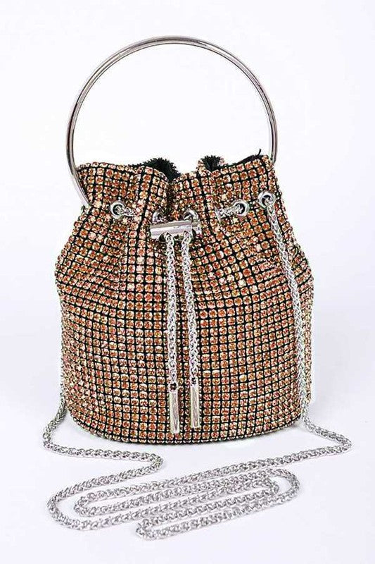 Rhinestone Iconic Bucket Bag