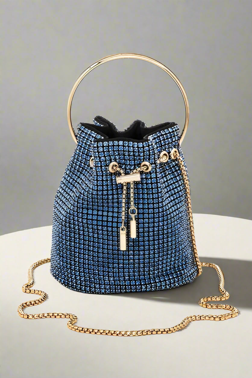Rhinestone Iconic Bucket Bag