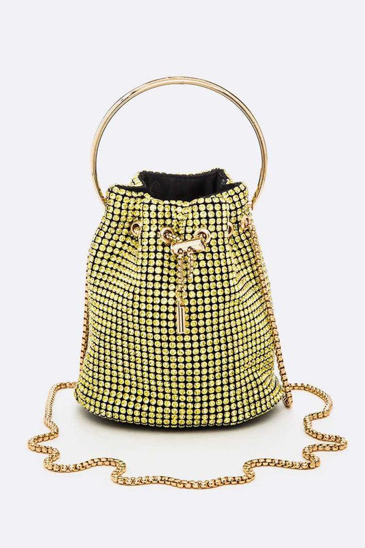 Rhinestone Iconic Bucket Bag