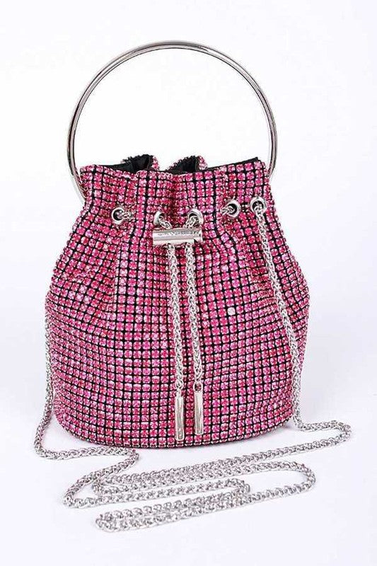 Rhinestone Iconic Bucket Bag