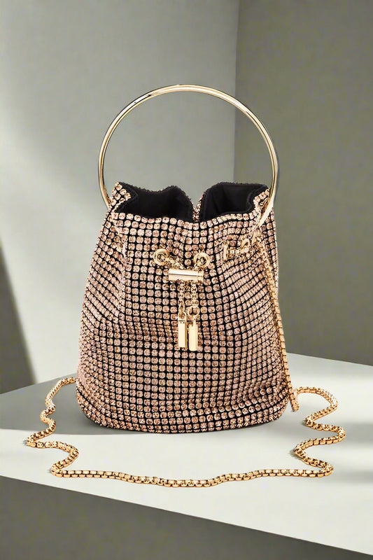 Rhinestone Iconic Bucket Bag