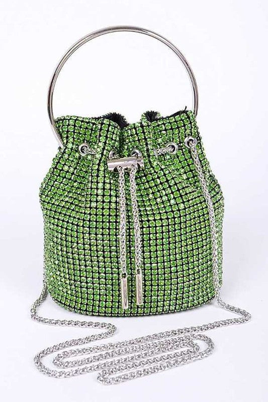 Rhinestone Iconic Bucket Bag
