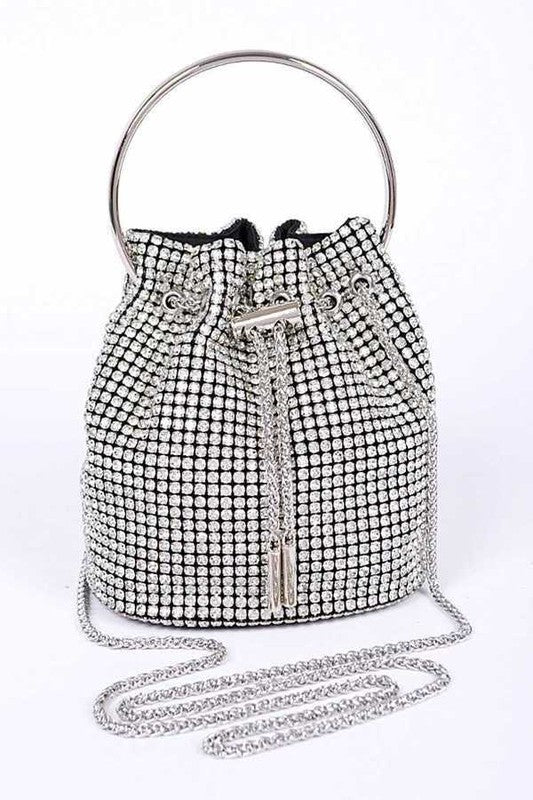 Rhinestone Iconic Bucket Bag