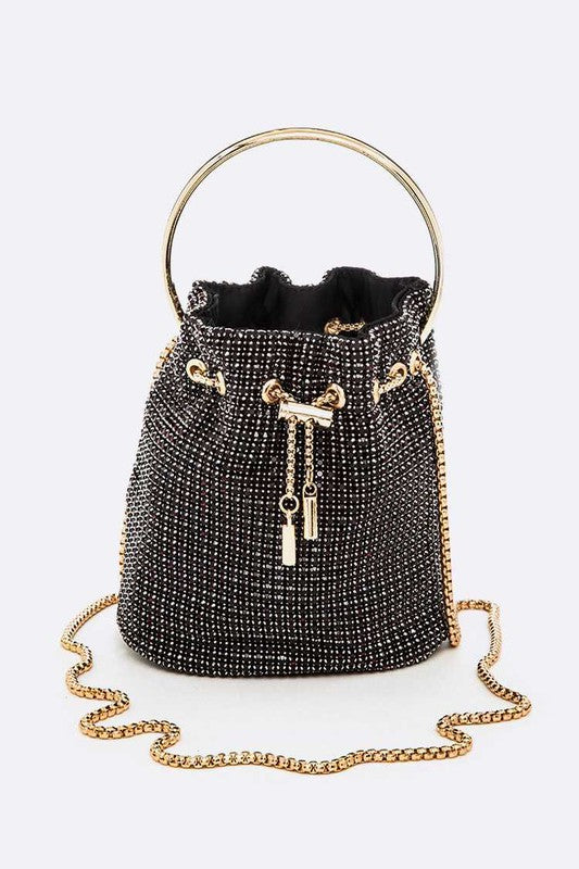 Rhinestone Iconic Bucket Bag