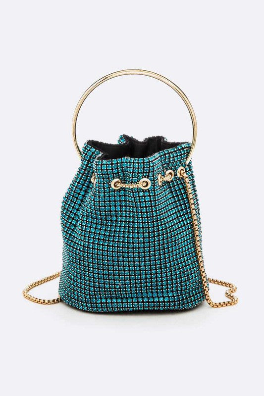 Rhinestone Iconic Bucket Bag