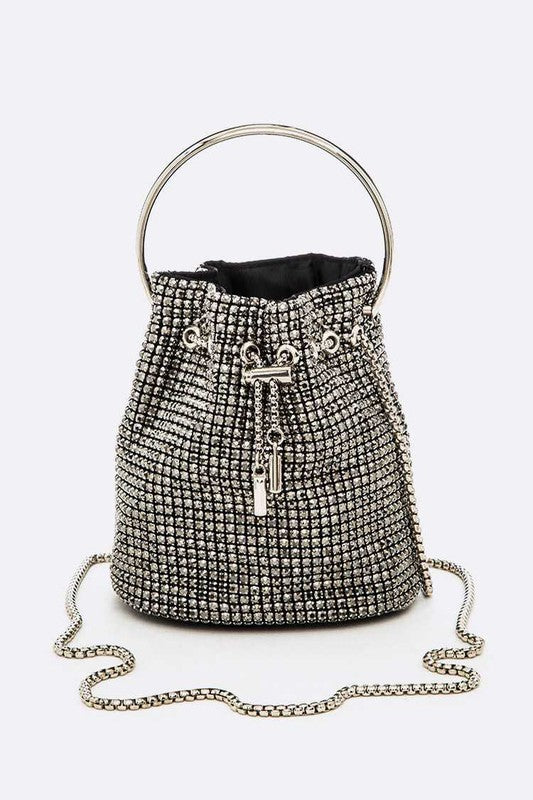 Rhinestone Iconic Bucket Bag