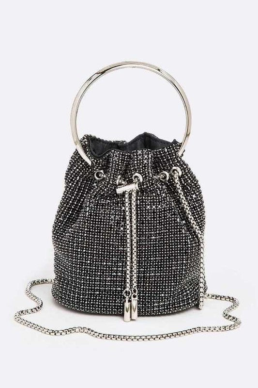 Rhinestone Iconic Bucket Bag