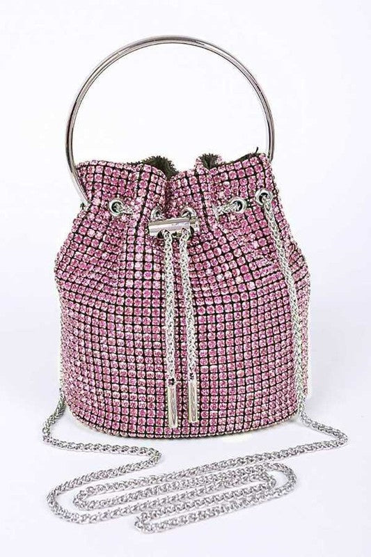 Rhinestone Iconic Bucket Bag