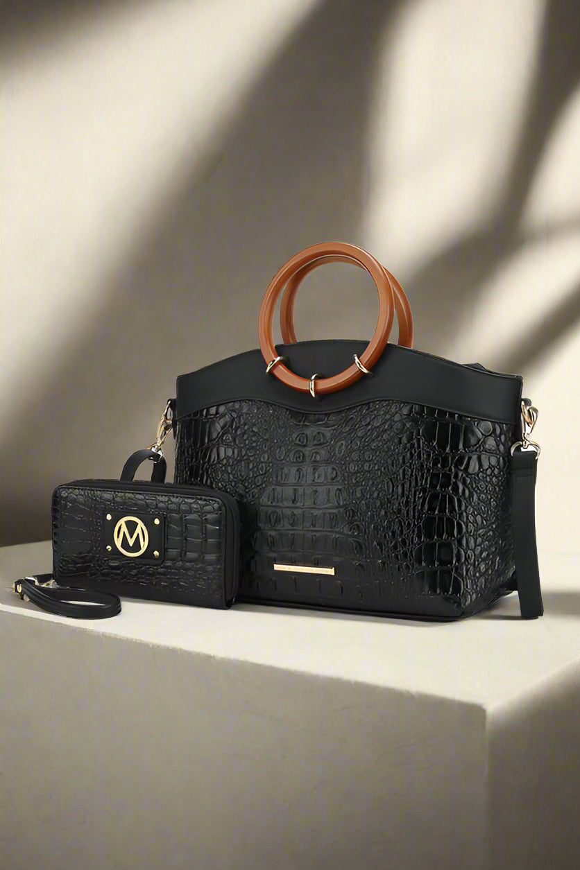 Phoebe Tote with Wristlet Wallet Bag