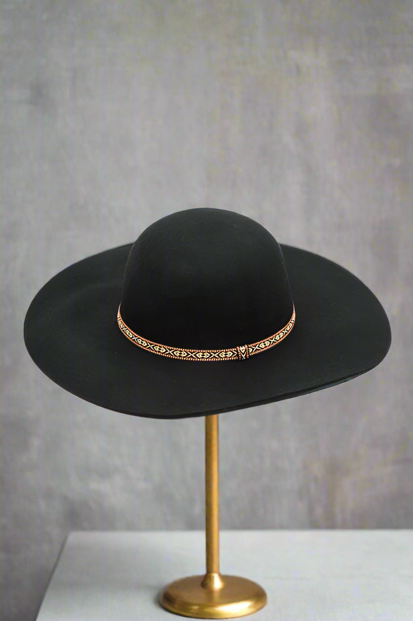 Wool Felt Fashion Floppy Hat