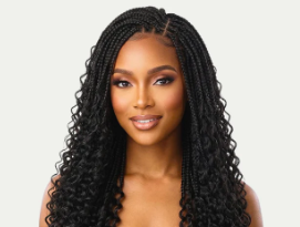 20" Water Wave Feather Crochet