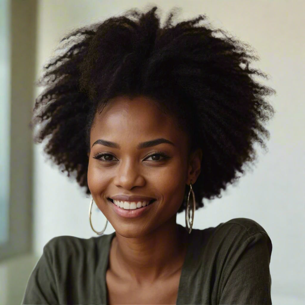 Afro Kinky 4x4 Transparent Closure Wig