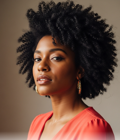 Afro Kinky 4x4 Transparent Closure Wig