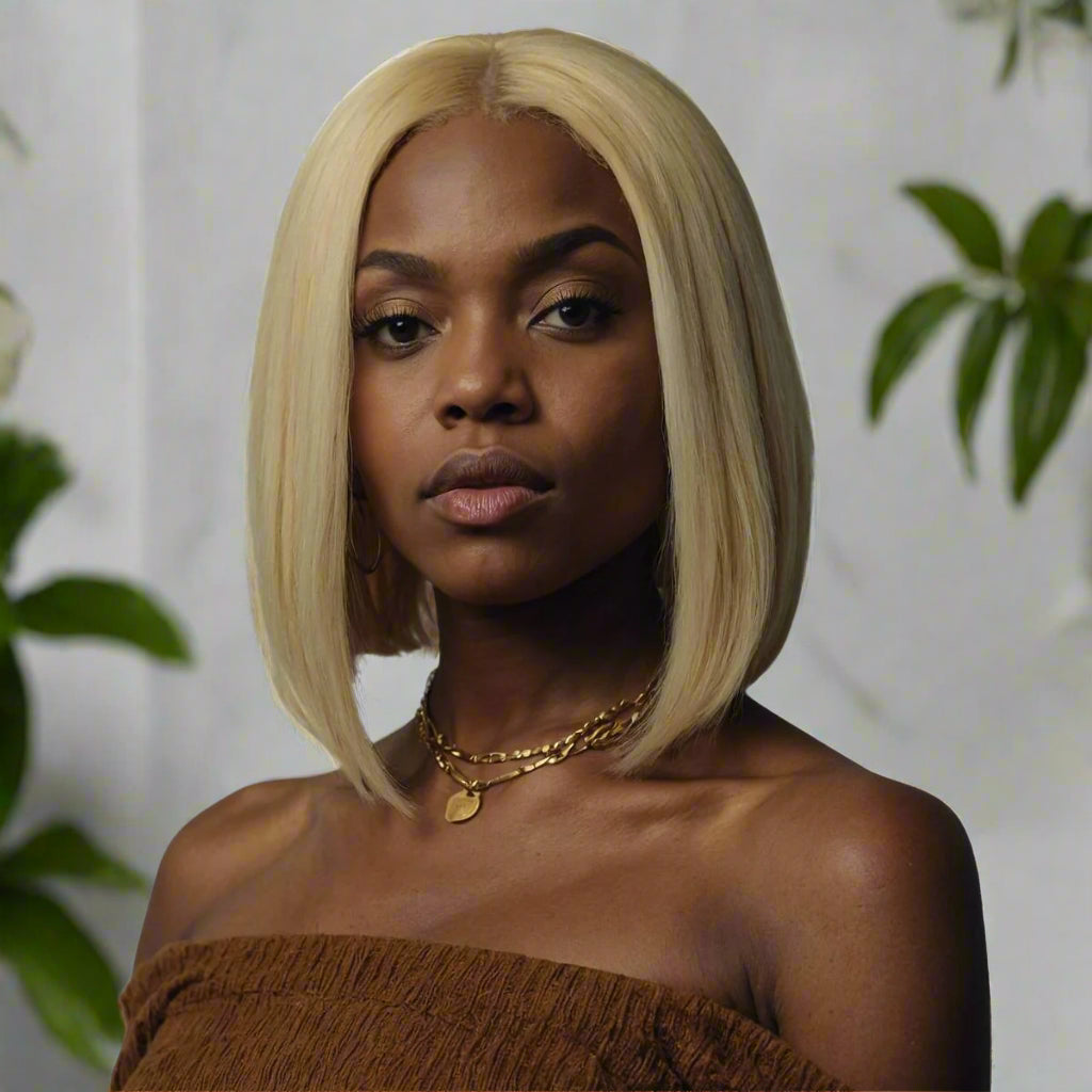 Blonde Straight Bob Wig