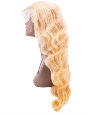Blonde Body Wave 13x4 Transparent Lace Front Wig