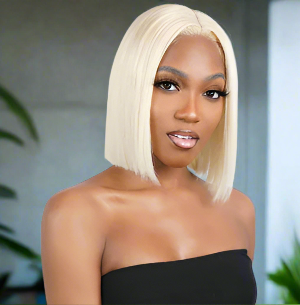 Blonde Straight Bob Wig