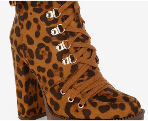 Fremont Leopard Print Chunky Boots