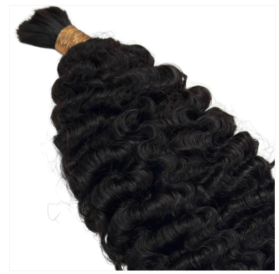 Burmese Curly Bulk Human Hair Extensions