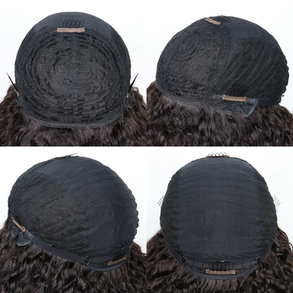 Afro Kinky Curly Wig With Bangs