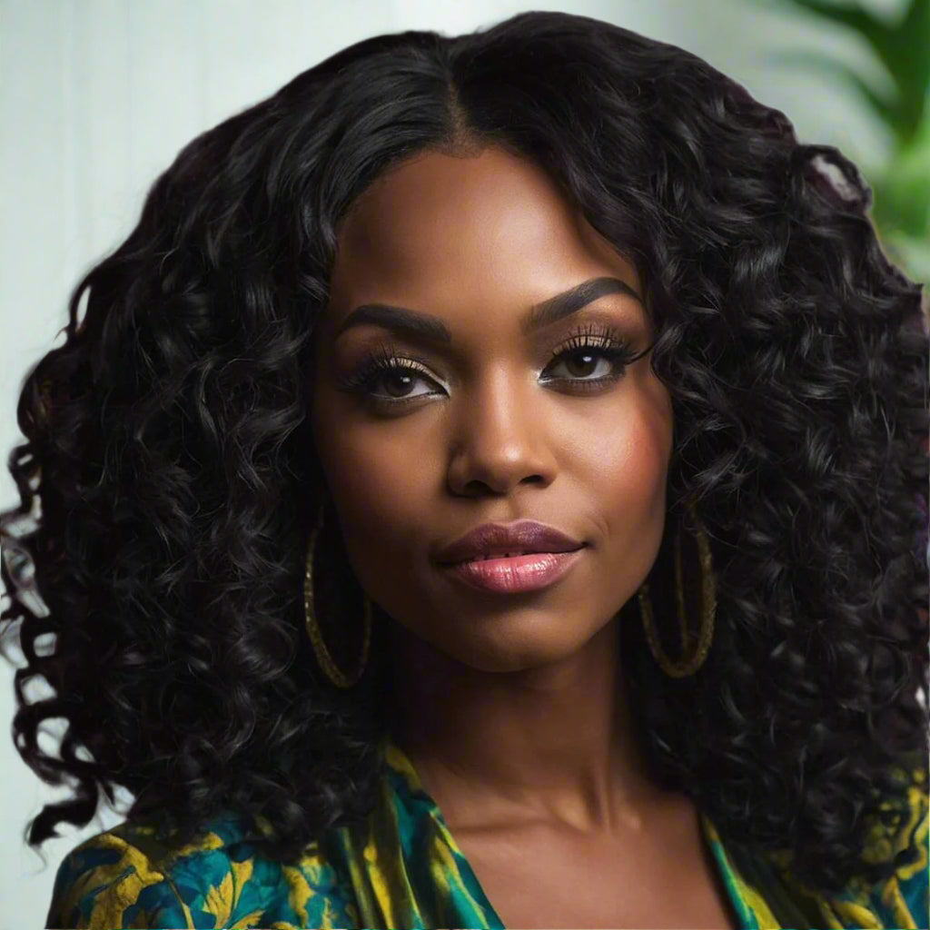 Kinky Curly 4x4 Transparent Closure Wig