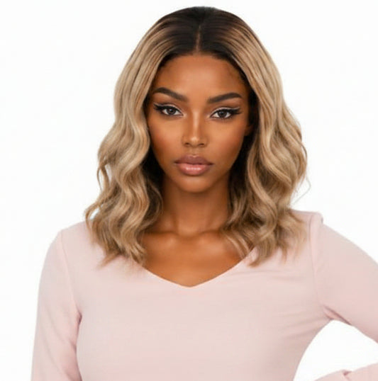 Raw Golden Wave Glueless 5x5 HD Closure Bob Wig