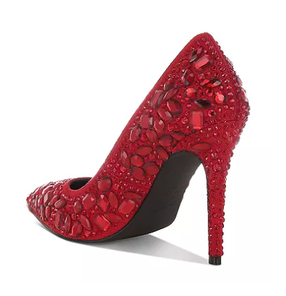Iceout Diamante & Rhinestone Embellishments Pumps