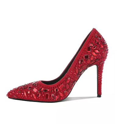 Iceout Diamante & Rhinestone Embellishments Pumps