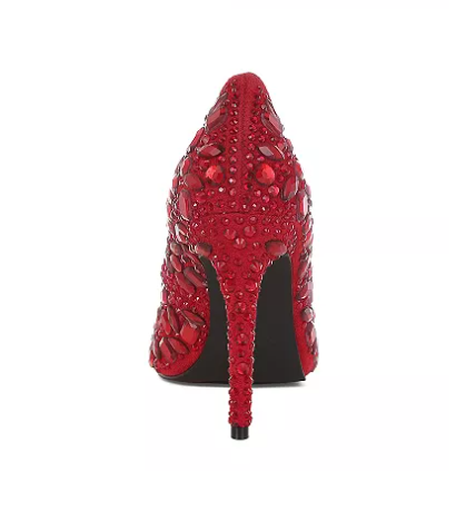 Iceout Diamante & Rhinestone Embellishments Pumps