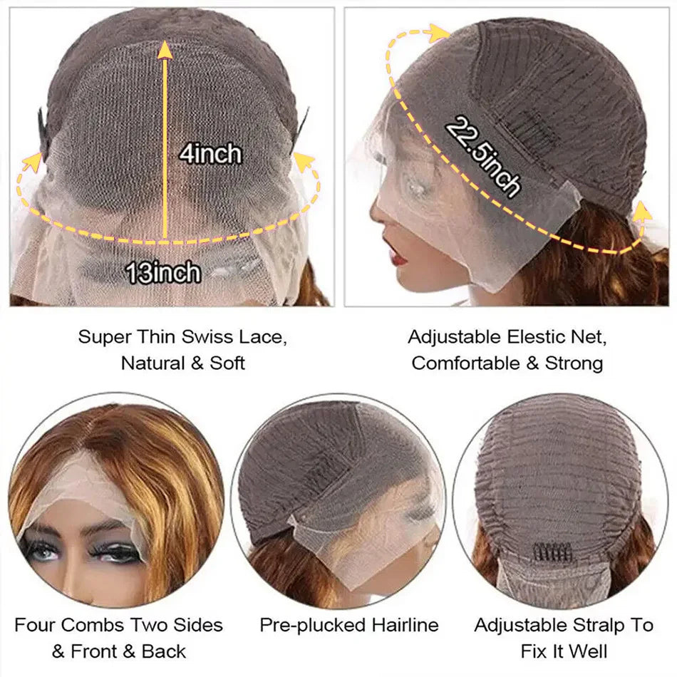 Ombre Body Wave Lace Front Wig