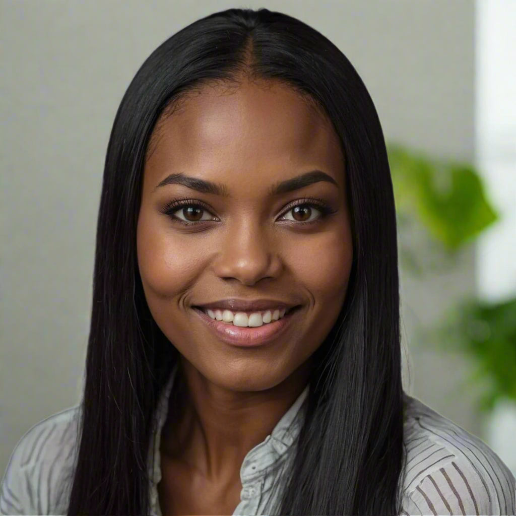 Straight 4x4 Transparent Closure Wig