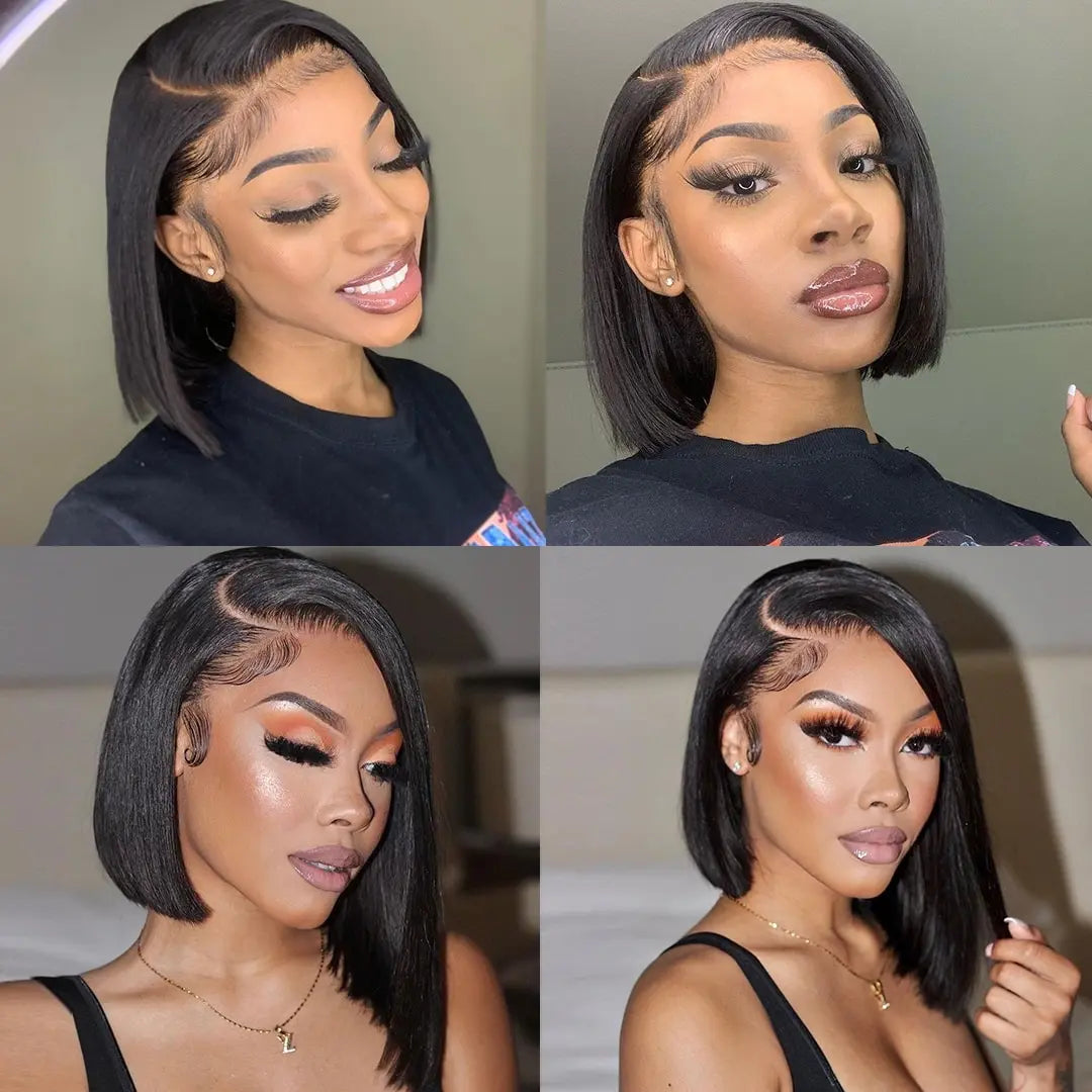 Malaysian Straight Short Bob Wig