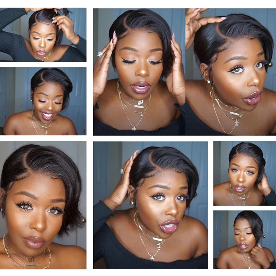Malaysian Straight Short Bob Wig