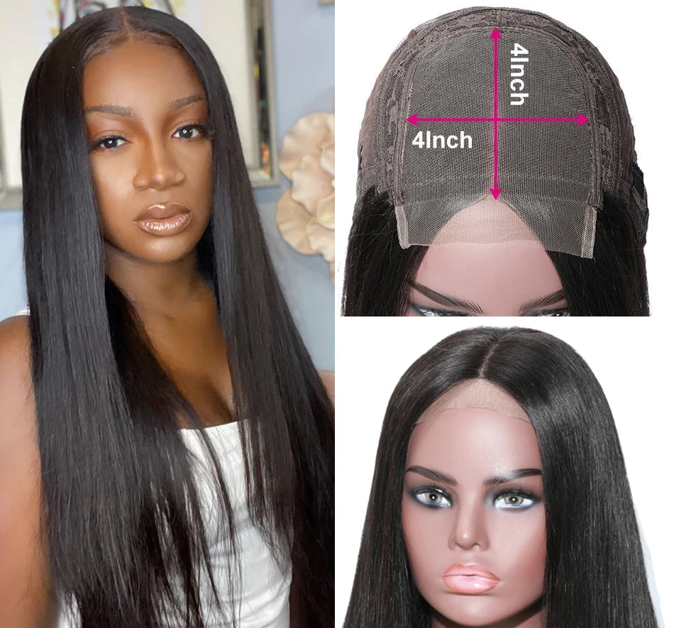 4x4 Closure Wig with Baby Hair