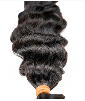 Raw Vietnamese Deep Wavy Bulk Human Hair Extensions