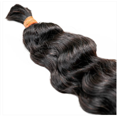 Raw Vietnamese Deep Wavy Bulk Human Hair Extensions