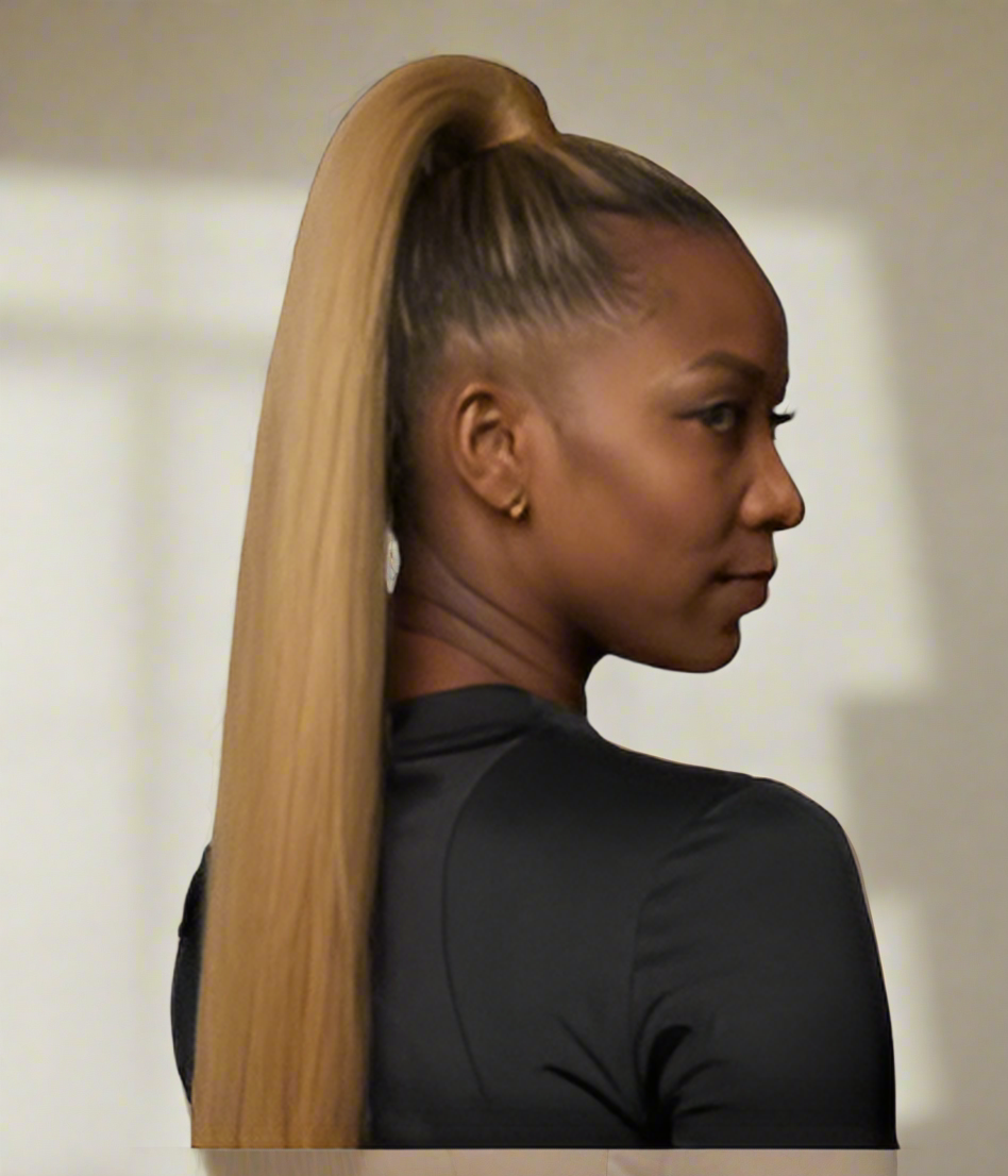 Honey Blonde Ponytail