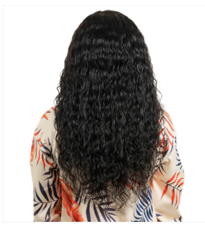 Messy Curl 4x4 Transparent Closure Wig