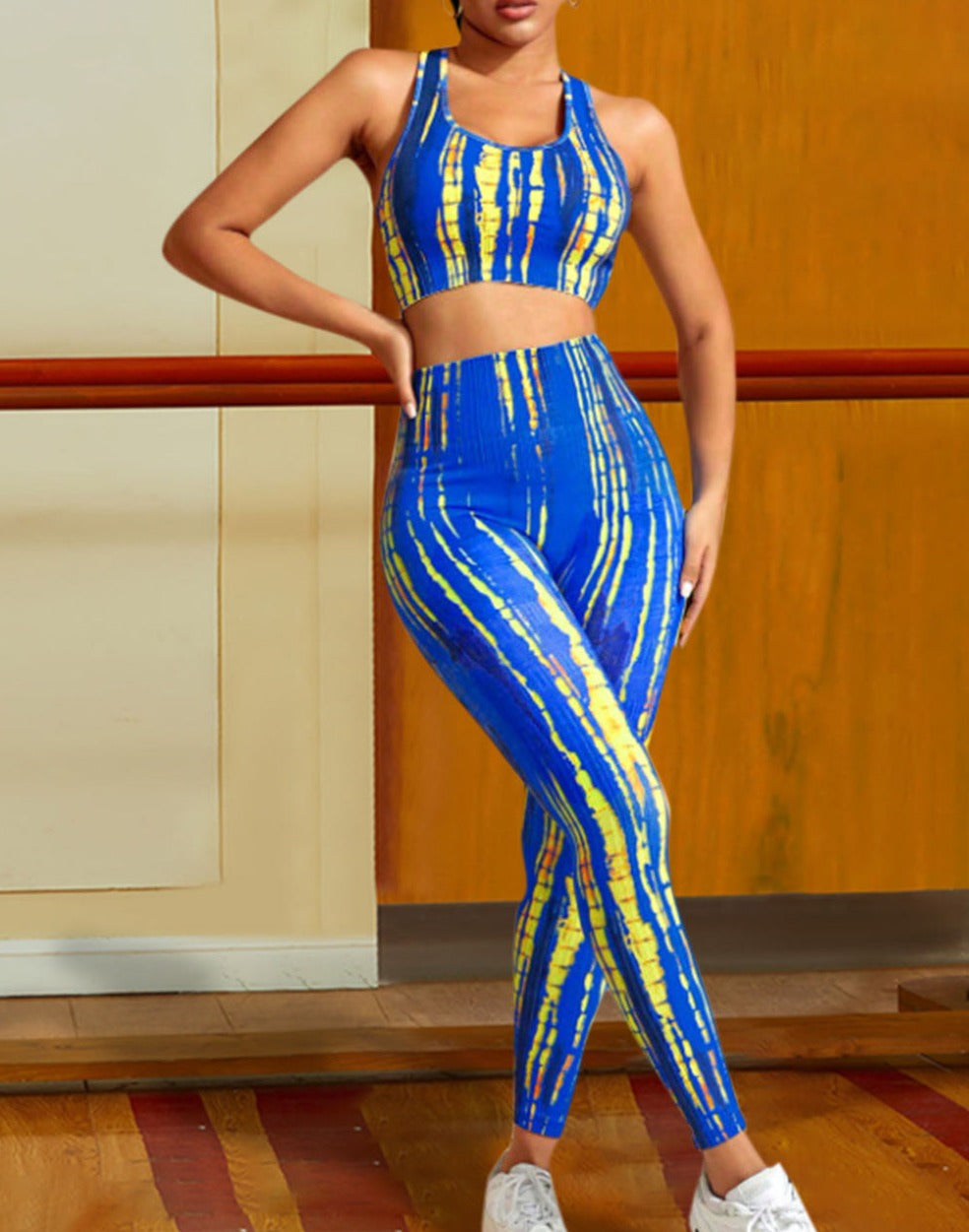 Sports Tank and Leggings Set