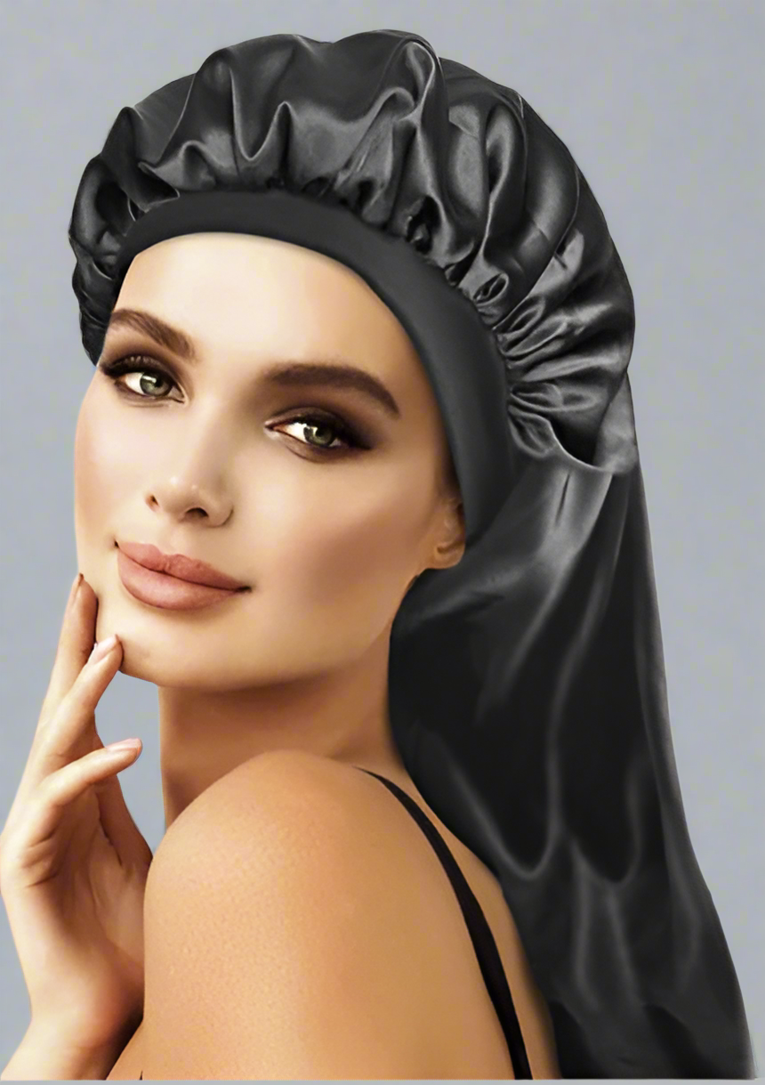 Long Silk Bonnet
