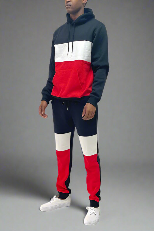 Color Block Sweat Set