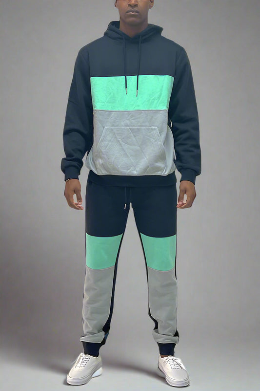 Color Block Sweat Set