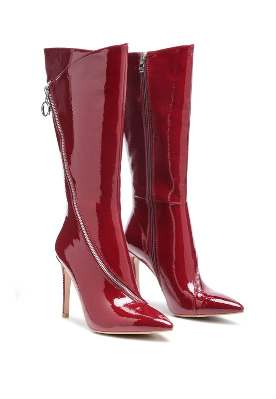 TSAROH ZIP AROUND CALF BOOTS