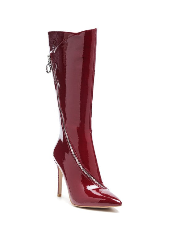 TSAROH ZIP AROUND CALF BOOTS