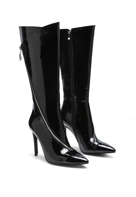 TSAROH ZIP AROUND CALF BOOTS